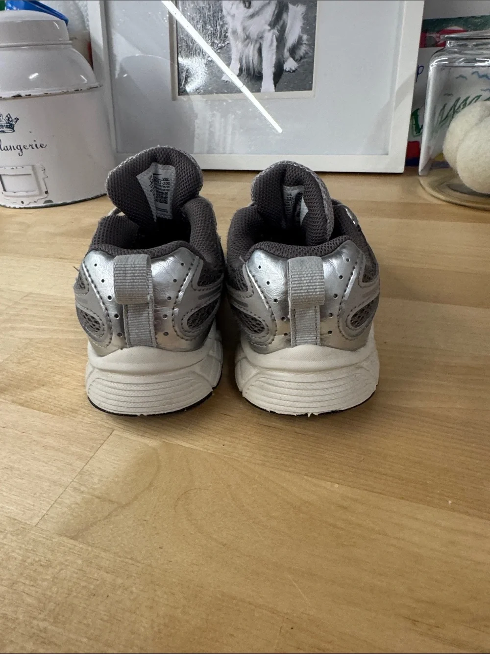 Nike Kids' Grey Retro Athletic Sneakers